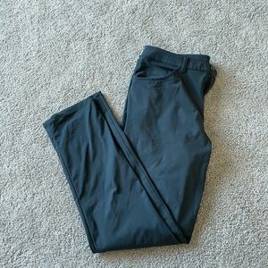 Mens Lulu Lemon ABC classic fit pants slate gray